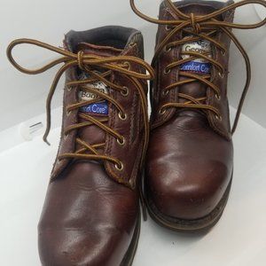 Georgia Boot, Leather, Steel-Toe, Lace-Up Women's Sz. 7M Work Boot